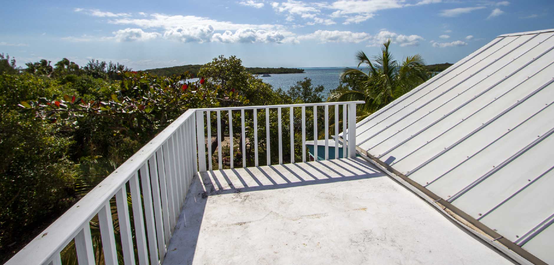 View from top deck