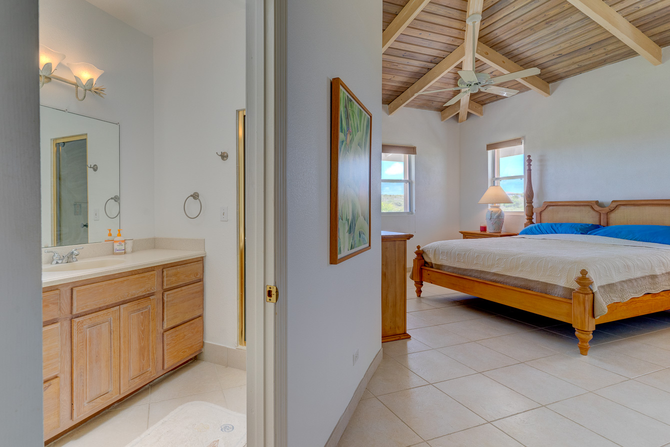 Guestroom 1 at The Family Beach House on San Salvador