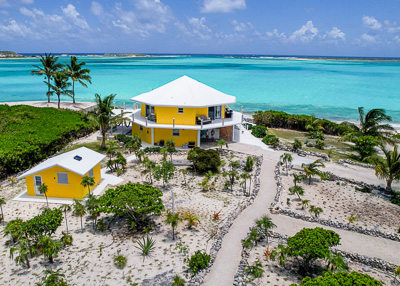 Beachfront Home for sale on San Salvador, The Bahamas
