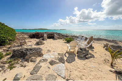 Beachfront Home for sale on San Salvador, The Bahamas