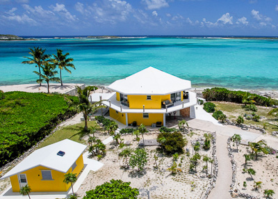 Beachfront Home for sale on San Salvador, The Bahamas