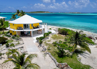 Beachfront Home for sale on San Salvador, The Bahamas